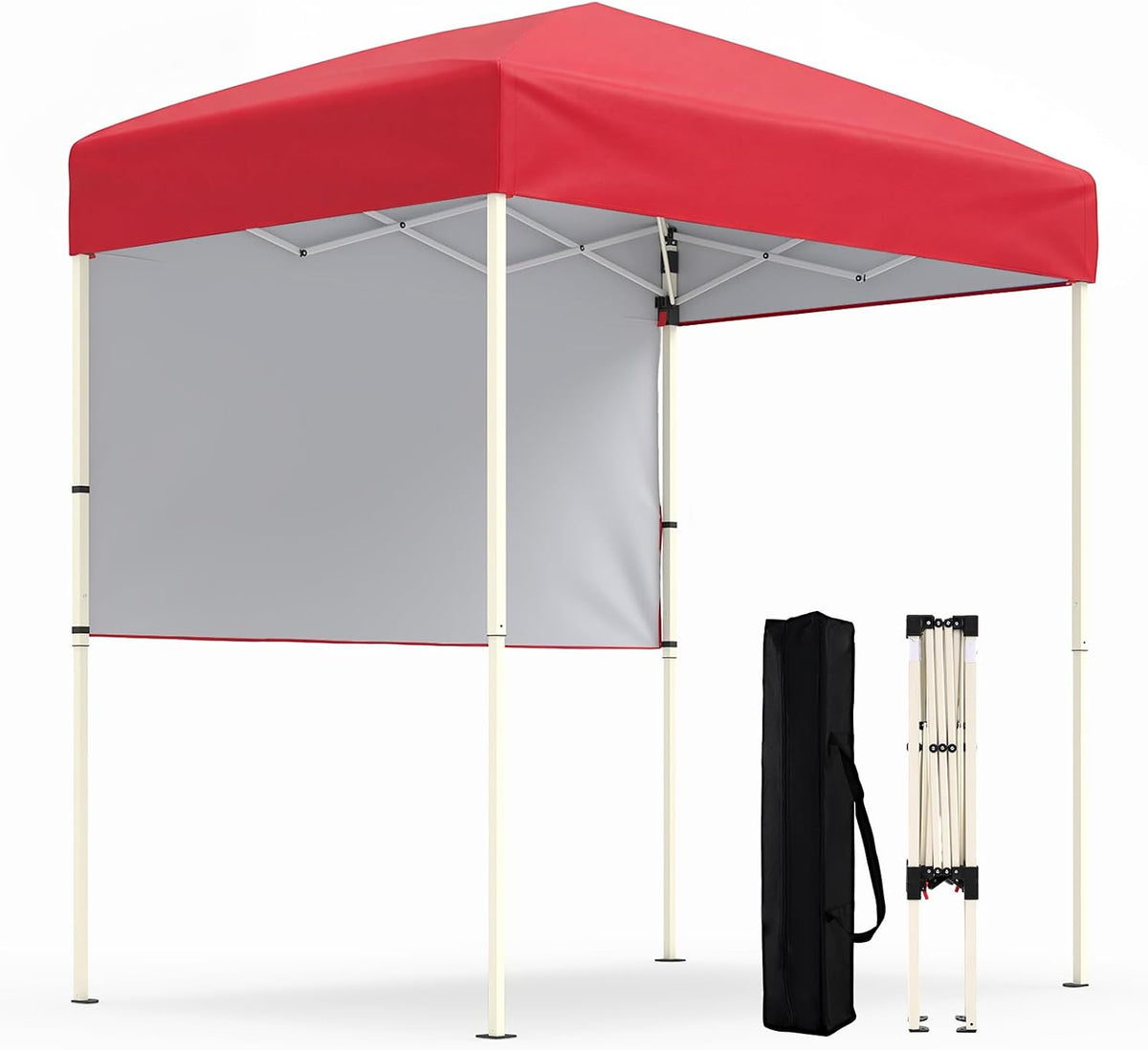 Goplus 6 x 4 FT Pop Up Easy Setup Canopy Tent (Red)