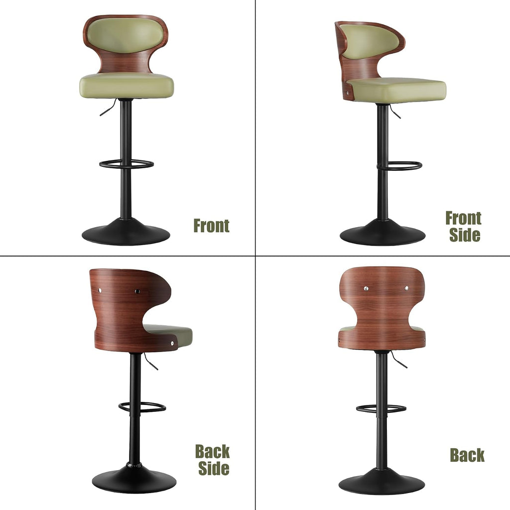 swivel bar stools set of 4,adjustable height bentwood on a desk or shelf