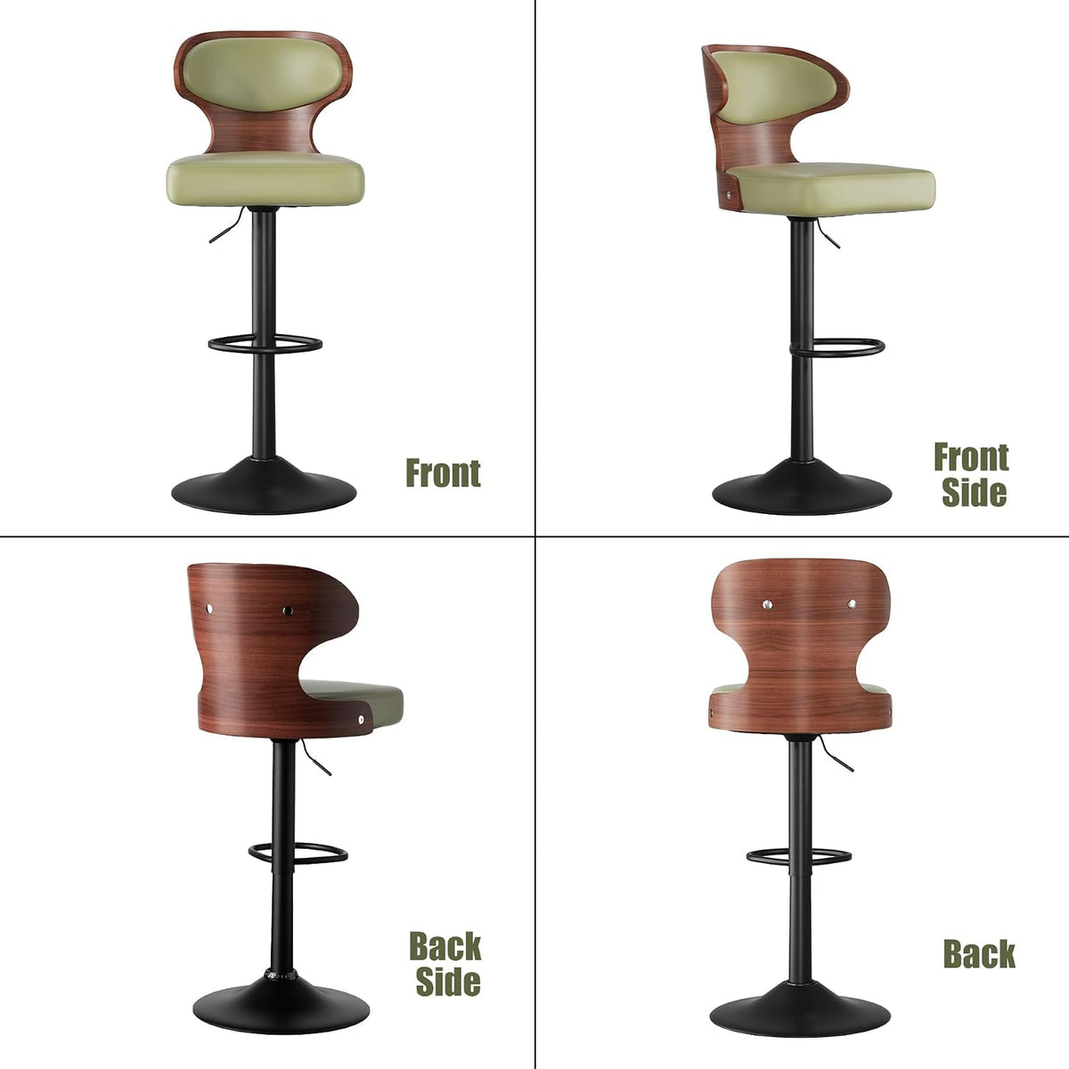 swivel bar stools set of 3,adjustable height bentwood on a desk or shelf