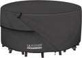 ULTCOVER Waterproof Round Patio Table Cover 60 inch, Black