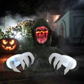 6.8FT Width Inflatables Grim Reaper Outdoor Halloween Decoration Blow Up for Yard Decorations, Garden, Lawn Black