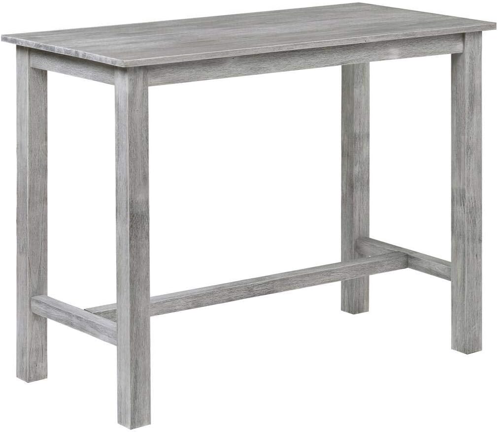Boraam Sonoma Pub Table - Storm Gray Wire-Brush