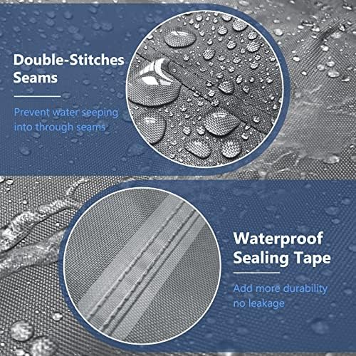 STARTWO Outdoor Furniture Cover Waterproof 4 Piece Set, Grey, Regular