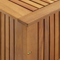 vidaXL Garden Storage Box 35.4"x19.7"x22.8" Solid Wood Acacia