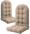 FOOWIN Adirondack Chair Cushion Set of 2, High Back Rocking Chair Cushions