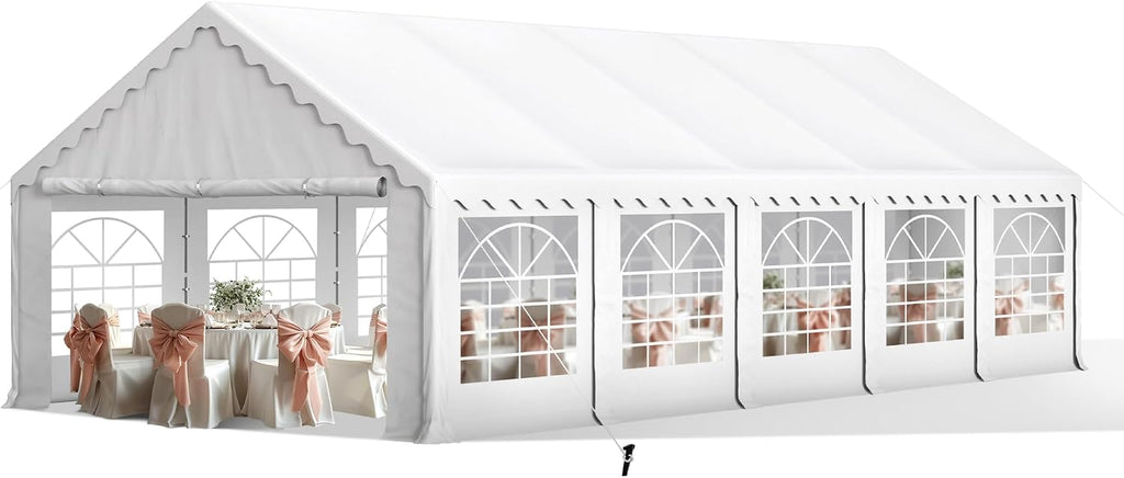 Sophia & William 16x32 Party Tents, Heavy Duty Event Tent for Parties