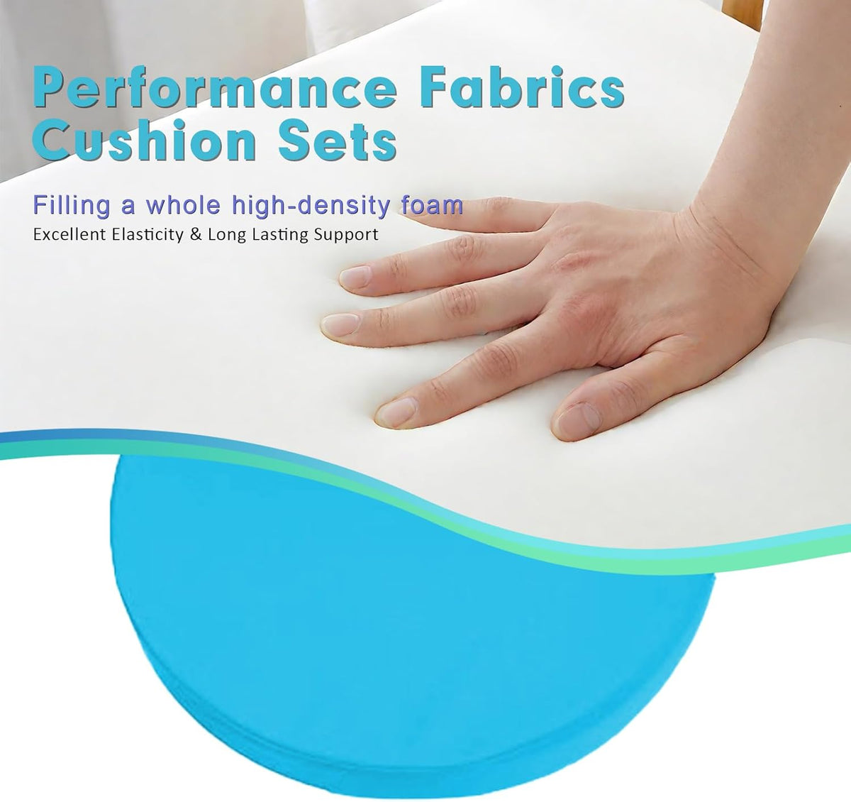 outdoor bistro chair cushions round seat cushions with, close-up detail