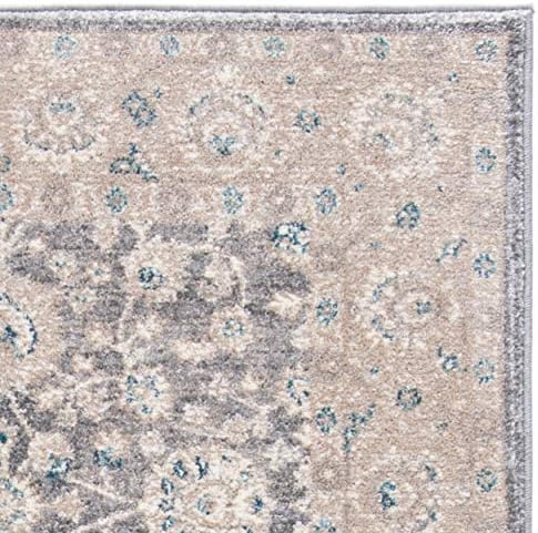 SAFAVIEH Sofia Collection Area Rug - 10' x 14', Light Grey & Beige, Vintage Oriental Distressed Design, Non-Shedding & Easy Care, Ideal for High Traffic Areas in Living Room, Bedroom (SOF330B)