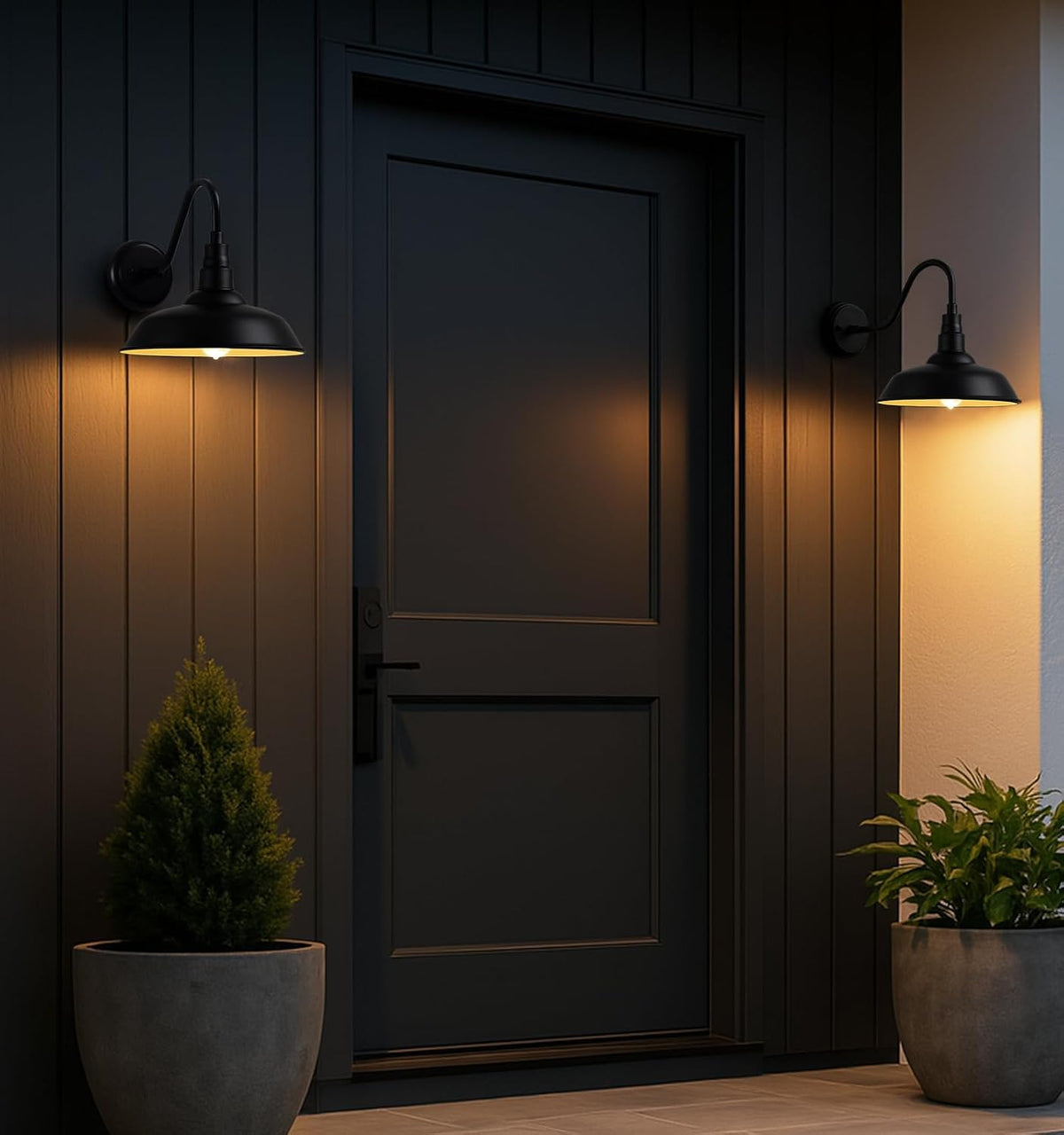 Acoji10 Outdoor Barn Gooseneck Lights,ClassicFarmhouse Style Fixture