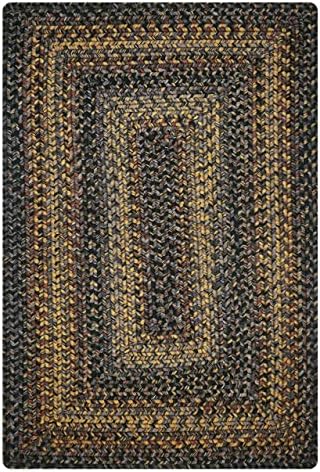Homespice Black Forest Braided Area Rugs for Country Decor 8x10'