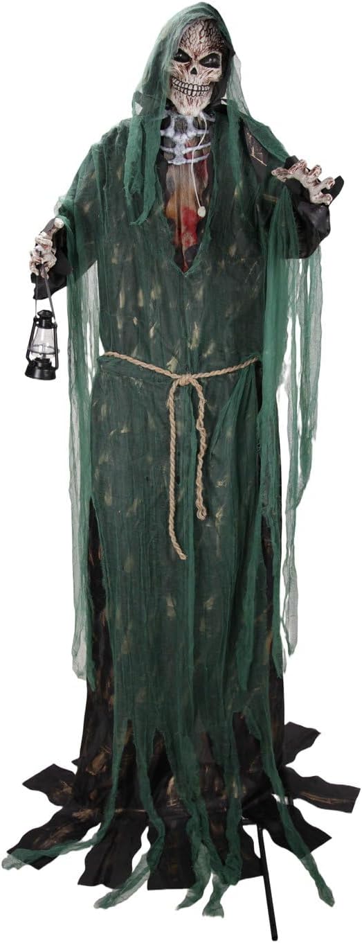Haunted Hill Farm 7.1-Ft. Reaper Halloween Animatronic