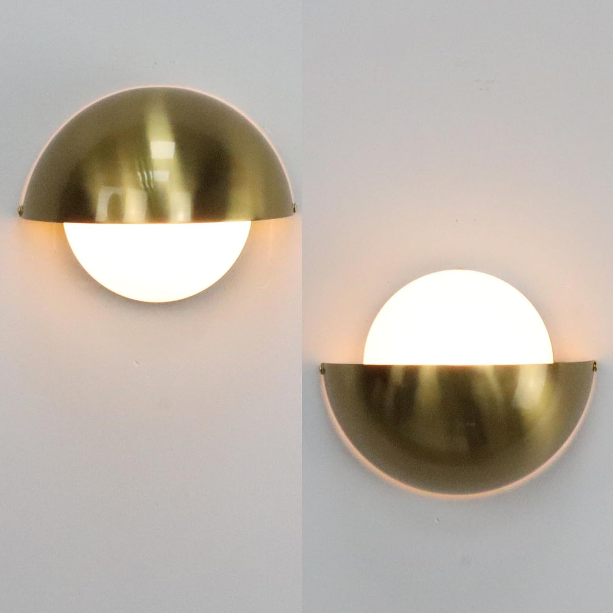 YUBOLE Gold Wall Sconce, Mid Century Bathroom Vanity Light Over Mirror