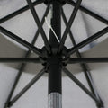 Sunnyglade 9' Patio Umbrella Outdoor Table Umbrella with 8 Ribs Grey