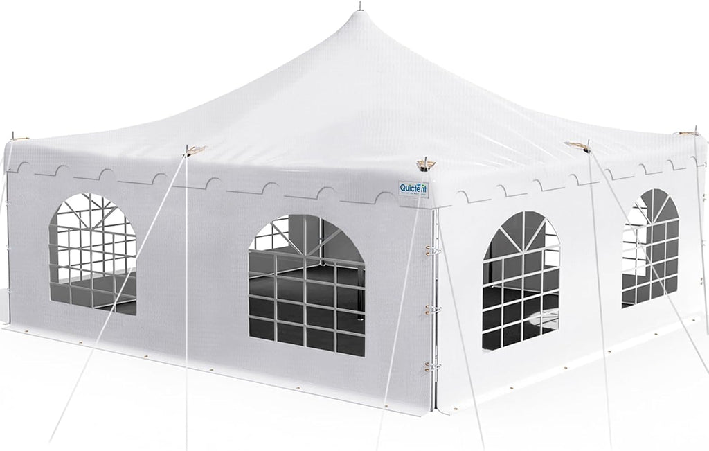 Quictent 20x40 Fire Retardant Pole Party Tents with Storage Bags