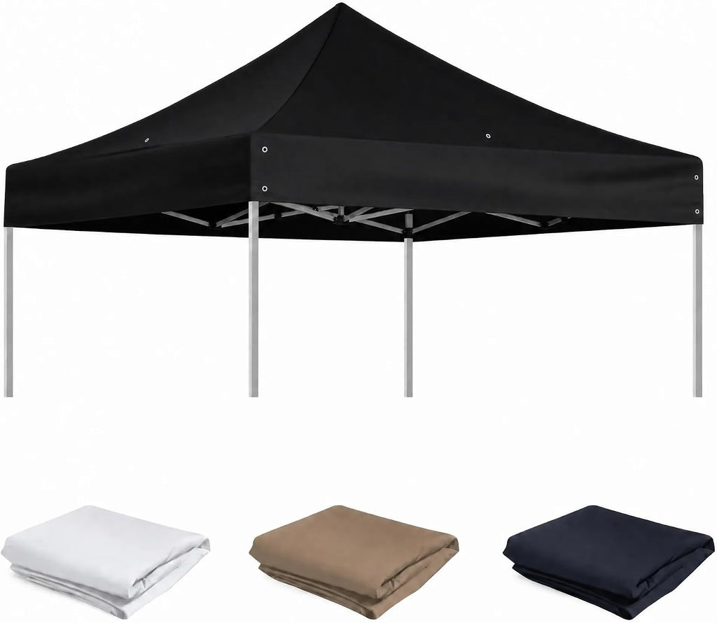 10 x 10 Replacement Canopy Top for Straight Leg Frame, Black