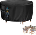 Extra-Large Tall Round Patio Cover, Bar Height, 84in Dia x 44in H