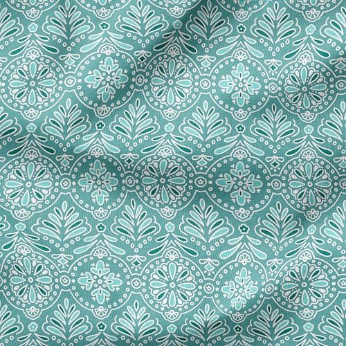 Arden Outdoor Adirondack Chair Cushion, Foam, 20x46, Turquoise Medallion