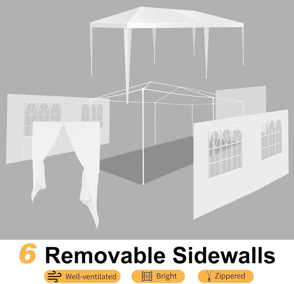 HOTEEL 10x20 Party Tent Outdoor Canopy Tents for Parties