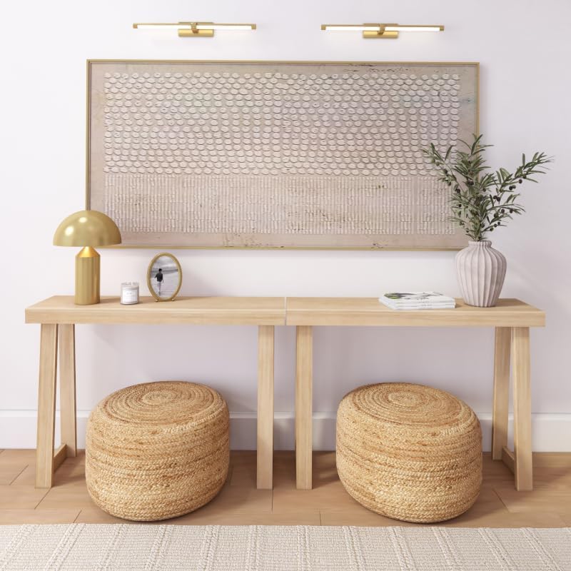 Plank+Beam Classic Console Table, 46 Inch, Blonde