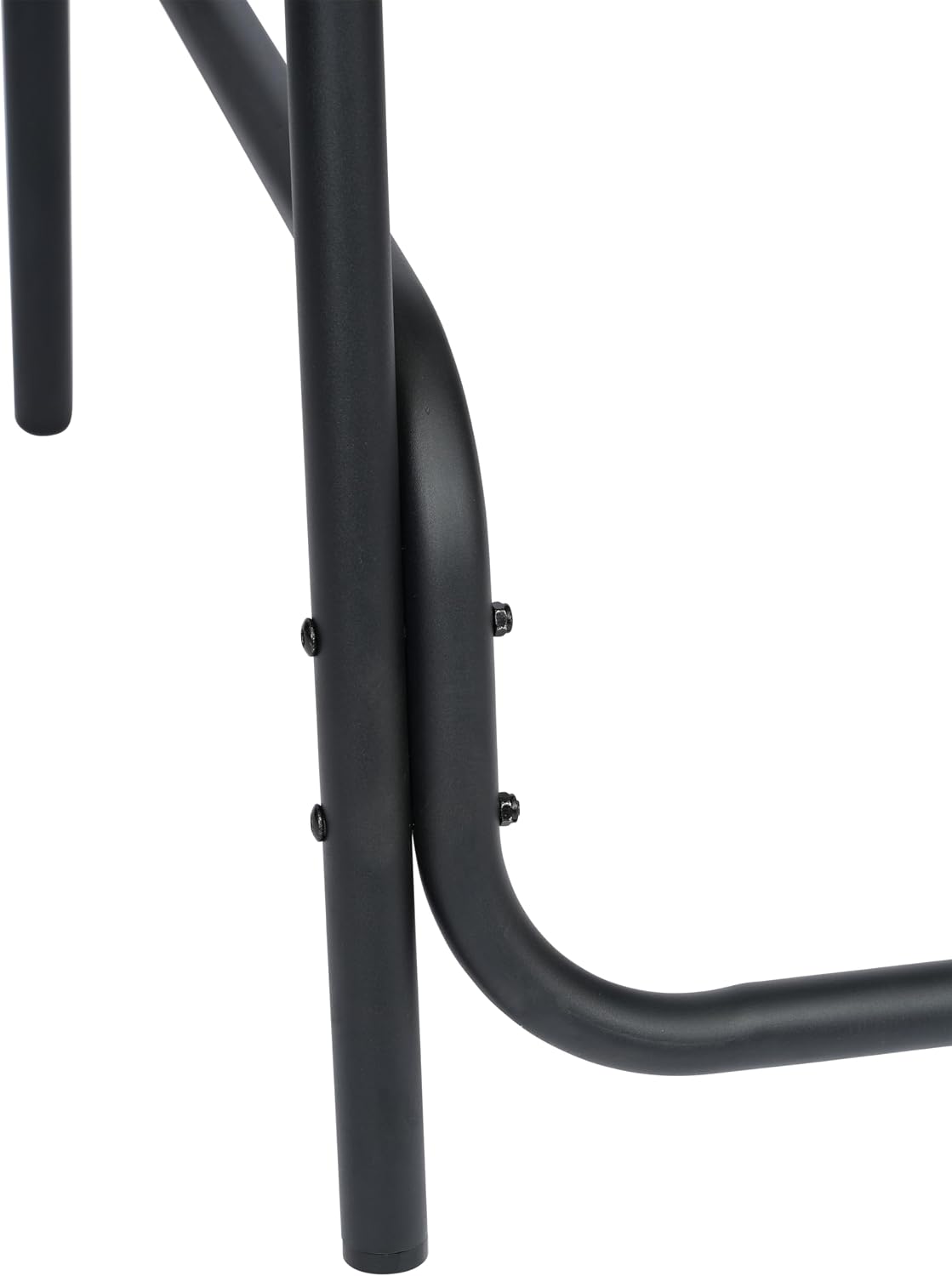 Flash Furniture PE Rattan Indoor/Outdoor Restaurant Barstool, Black, 2-Pack