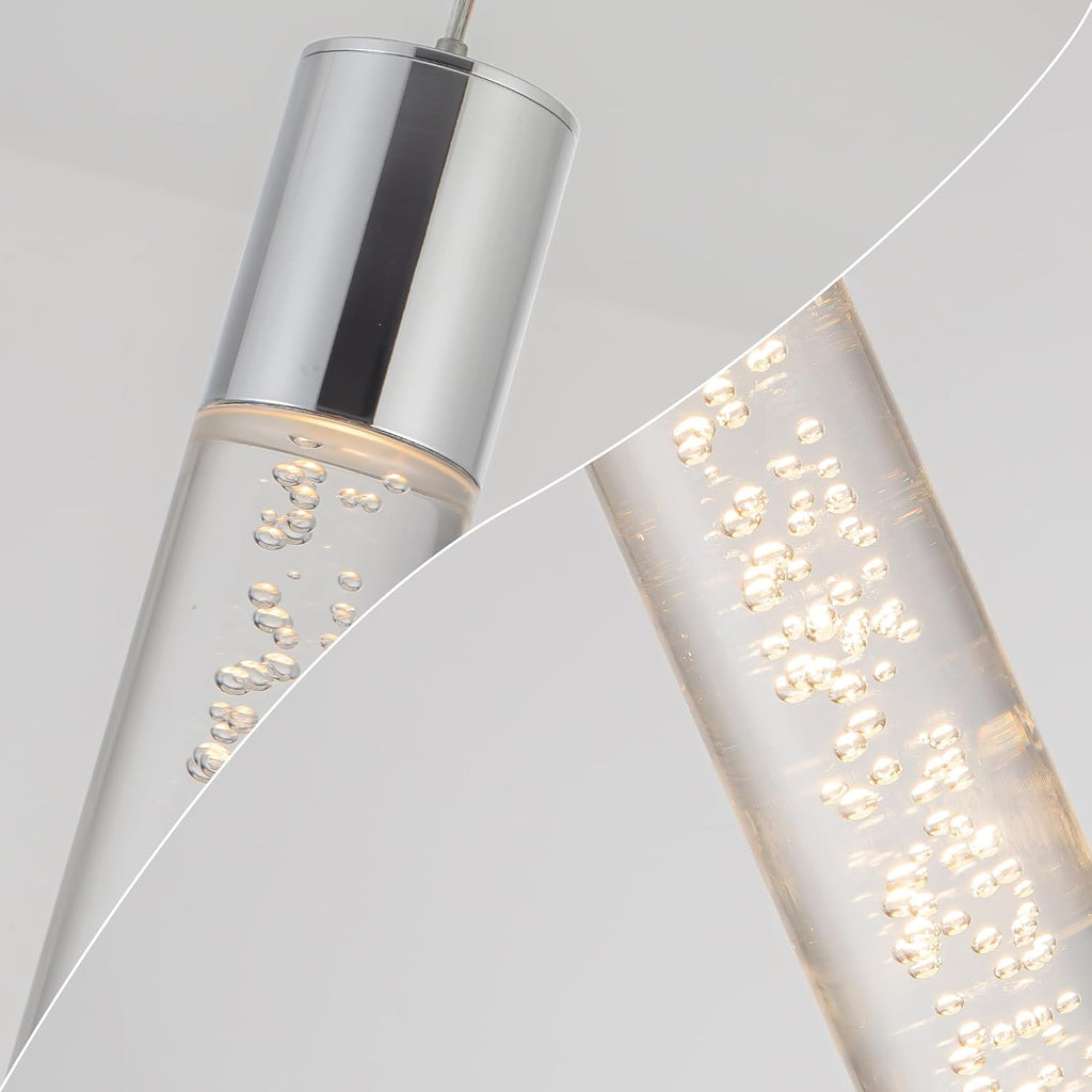 Modern LED Pendant Lights Kitchen Island Lighting,3 Pack