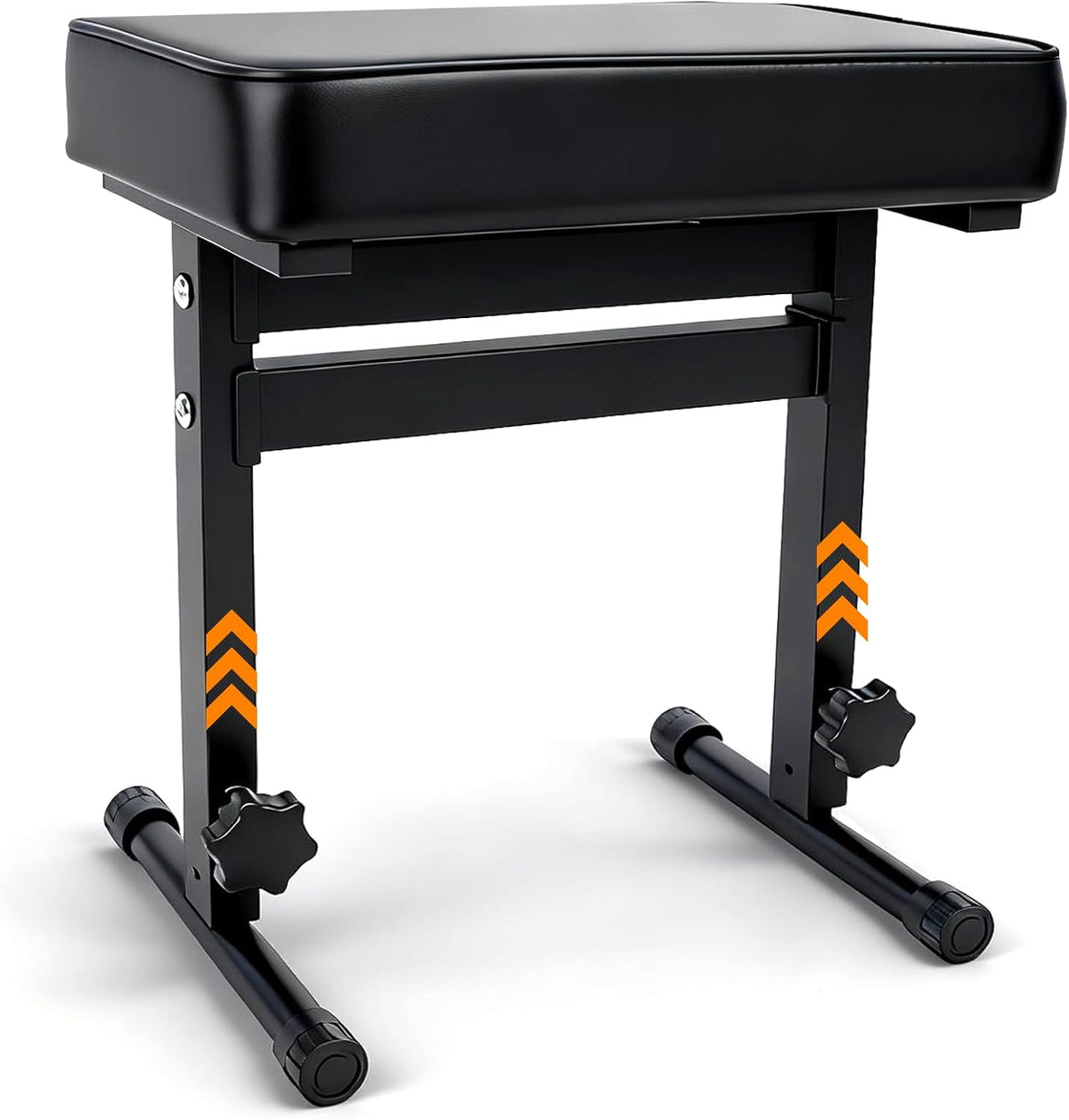 firstar adjustable piano bench 18.11" to 22.83", durable shown in use