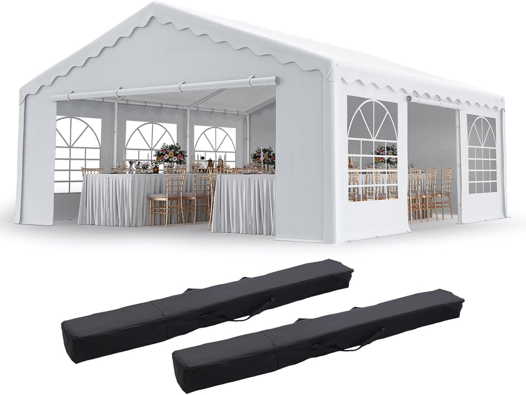 20x20ft Heavy Duty Party Tent with Storage Bags
