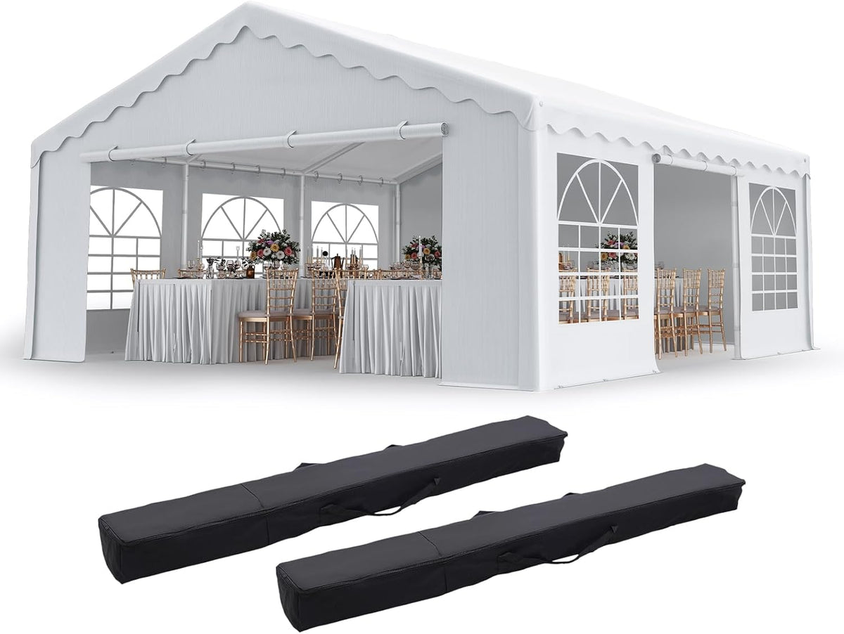 20x20ft Heavy Duty Party Tent with Storage Bags