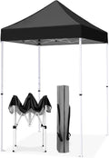 EAGLE PEAK 5x5 Pop Up Canopy Tent, Black