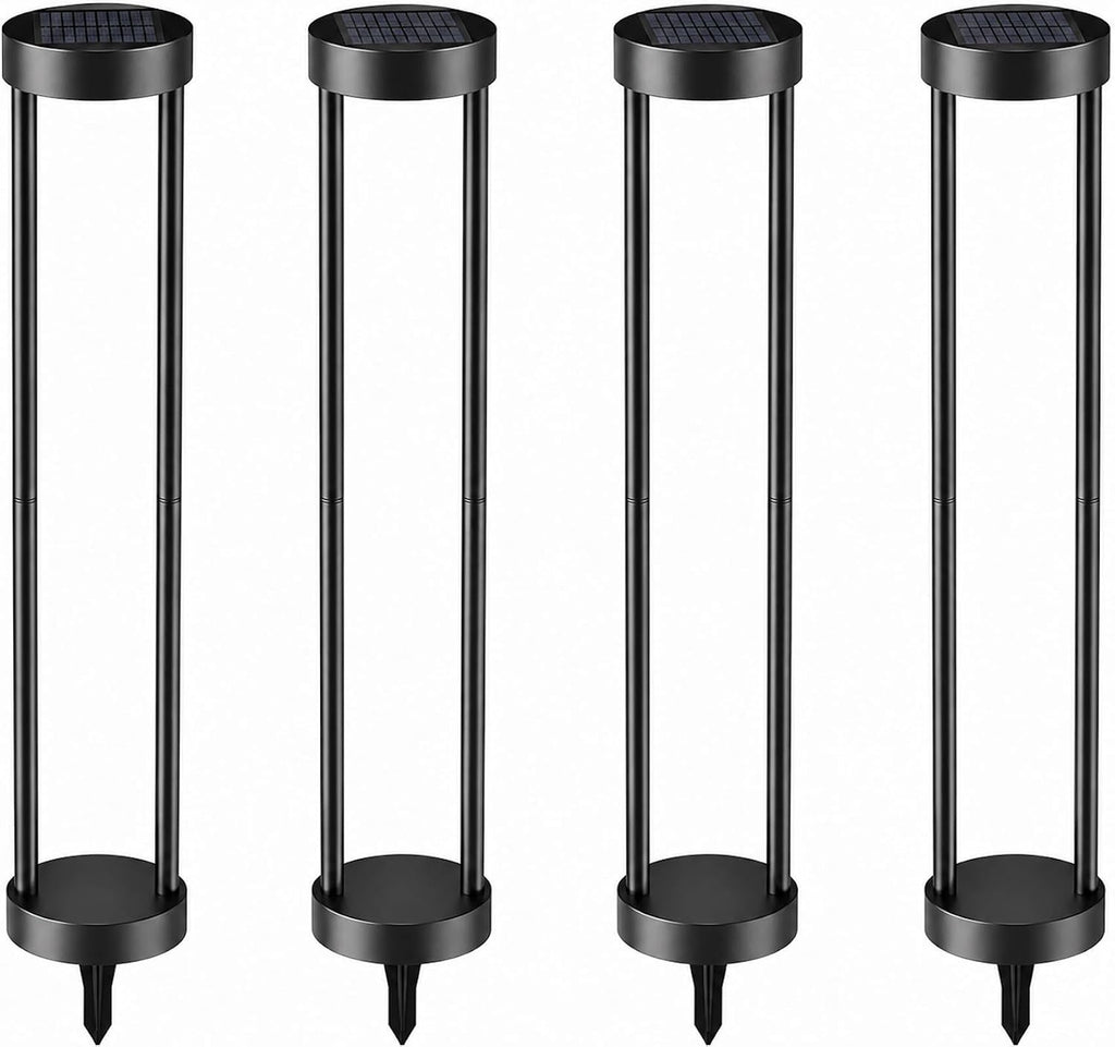 24" Solar Bollard Lights (4-Pack)