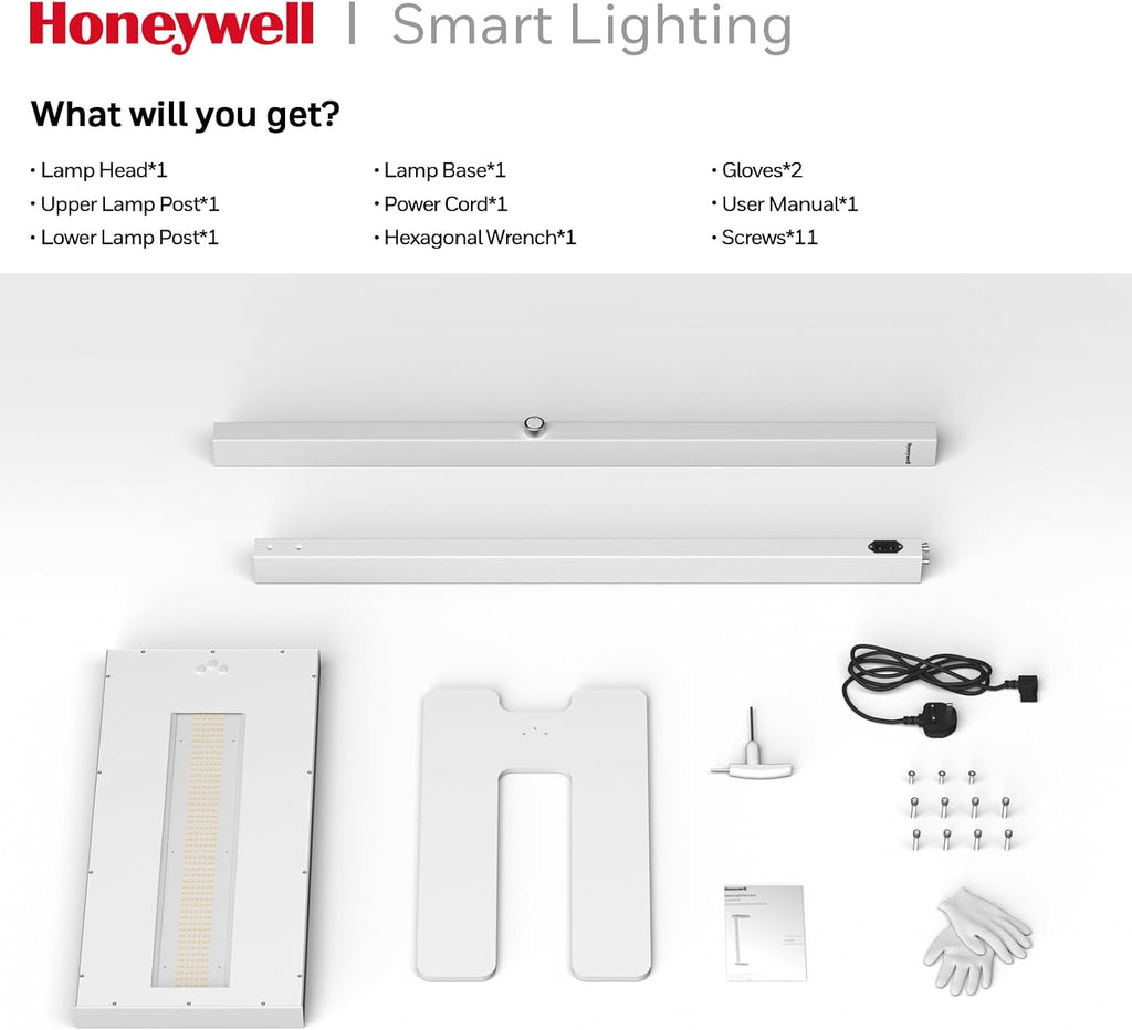 Honeywell 02E LED Floor Lamp, 16000LM Sunturalux Eye Caring Standing Light