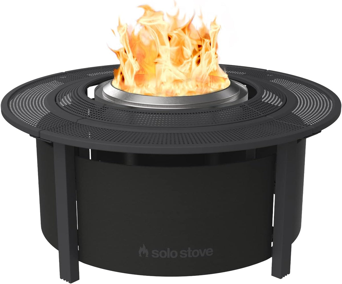 Solo Stove 42" Fire Pit Surround | Protective Barrier & Outdoor Tabletop