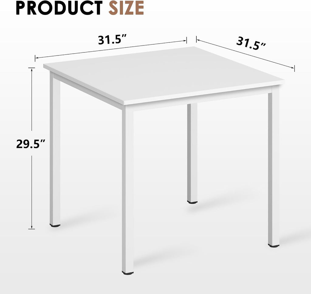 Need Small Square Dining Table 31.5inch Home Office Desk White