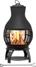 BALI OUTDOORS Fire Pit Wood Burning Chiminea Outside