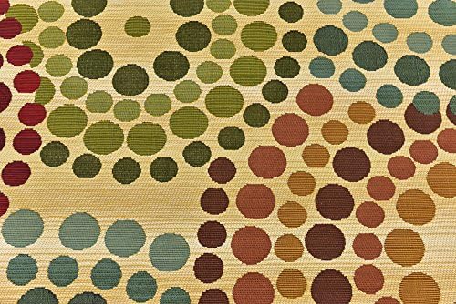Unique Loom Outdoor Modern Collection Area Rug - Spark (4' 1" x 6' 1" Rectangle, Beige/ Burgundy)