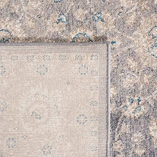 SAFAVIEH Sofia Collection Area Rug - 10' x 14', Light Grey & Beige, Vintage Oriental Distressed Design, Non-Shedding & Easy Care, Ideal for High Traffic Areas in Living Room, Bedroom (SOF330B)