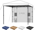 Canopy Sidewalls with 4 Pockets for Pop Up Canopy Frame,2Pcs Sunwalls Only