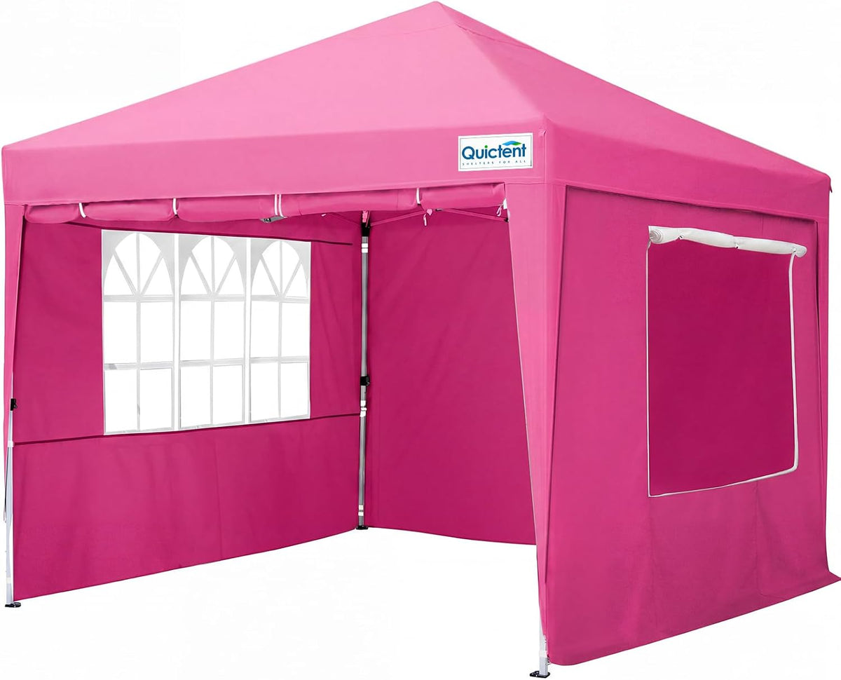 Quictent Pop up Canopy Tent 10'x10' with 4 Detachable Window Sidewalls