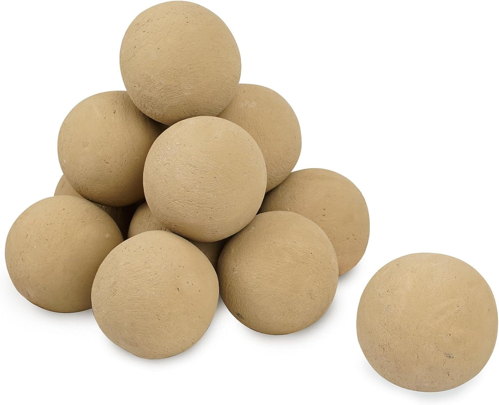 Skyflame 4-inch Ceramic Fireplace Balls, Fire Pit Firepalce Decorative