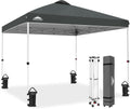 EAGLE PEAK 10x10 Pop Up Canopy Tent Easy Up Canopy Outdoor, Gray