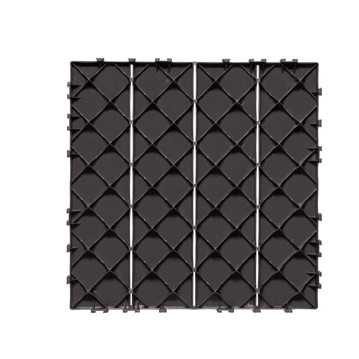 vevor 54 sq. ft plastic interlocking deck tiles, view 9