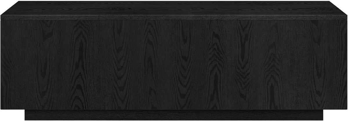 Henn&Hart 48" Modern Coffee Table, Natural Black