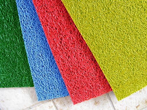 American Floor Mats Vinyl Mesh Heavy-Duty Entrance Black 4' x 20' Scraper Mat Without Backing/Borders - Drainable