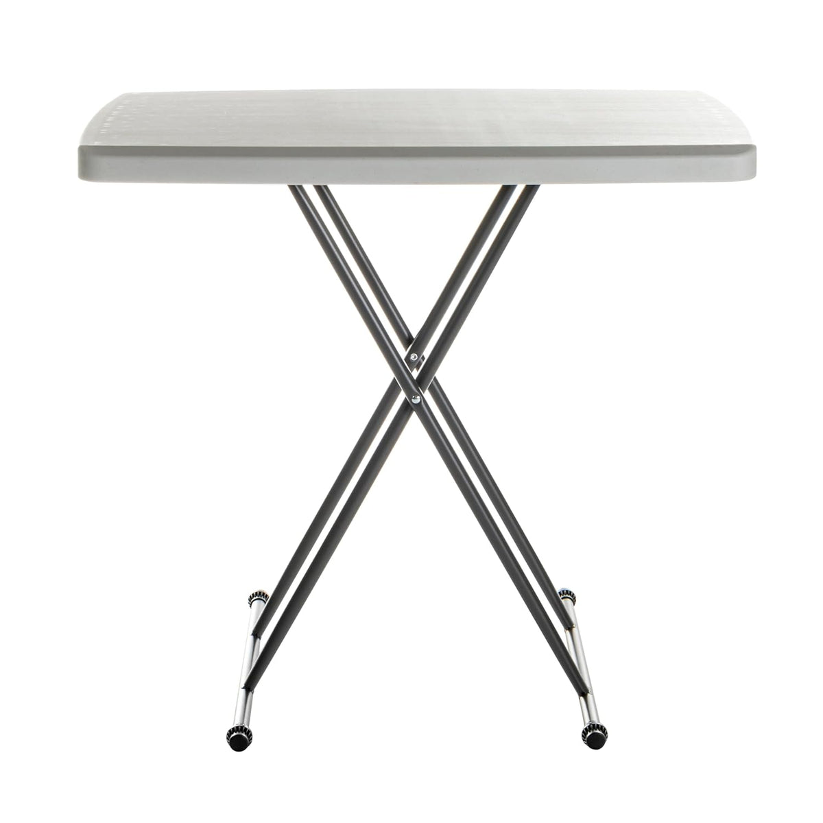 Iceberg IndestrucTable Classic Personal Folding Table, Platinum, 30' x 20"