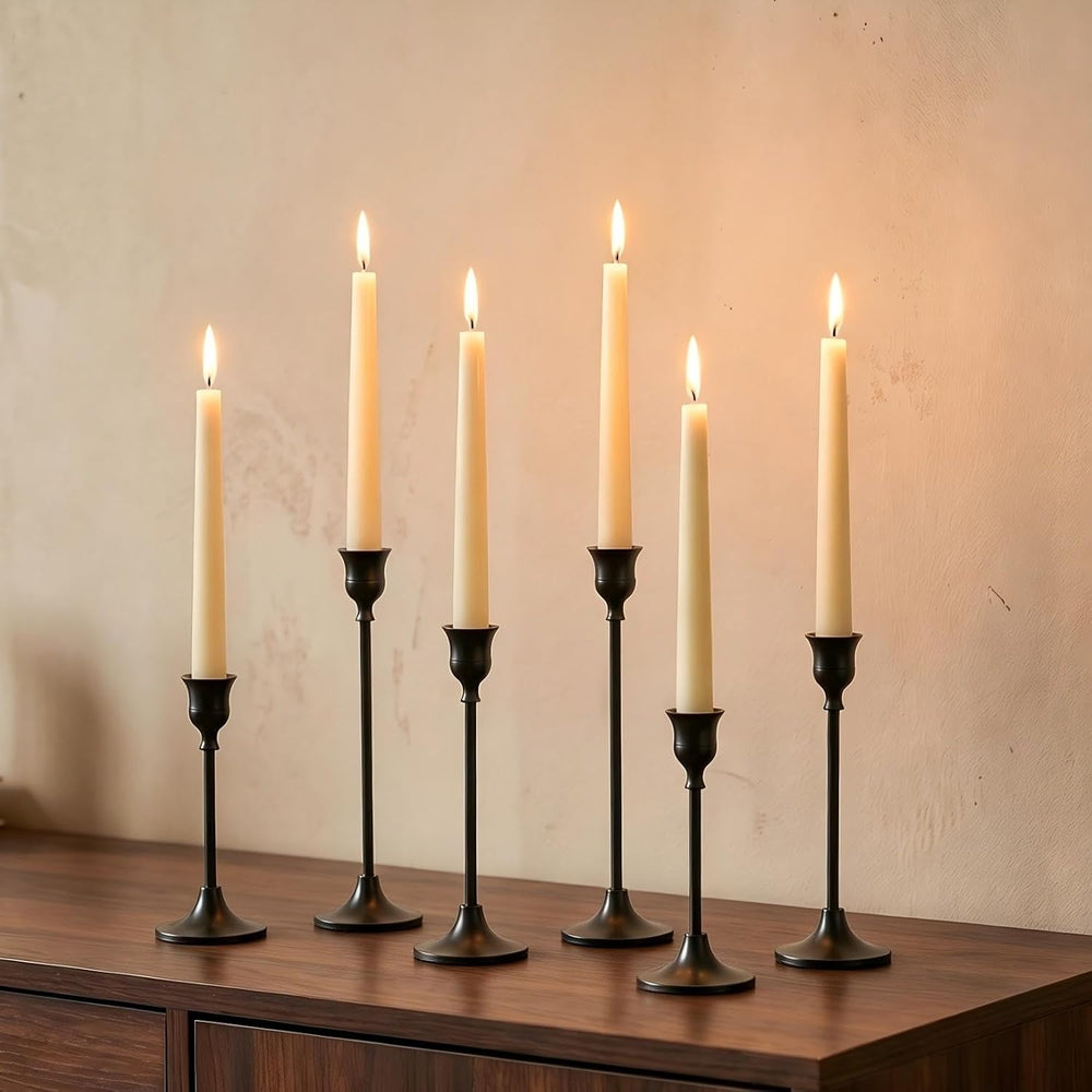 NUPTIO Halloween Candle Holder for Candlestick: Solid Aluminum - Set of 6