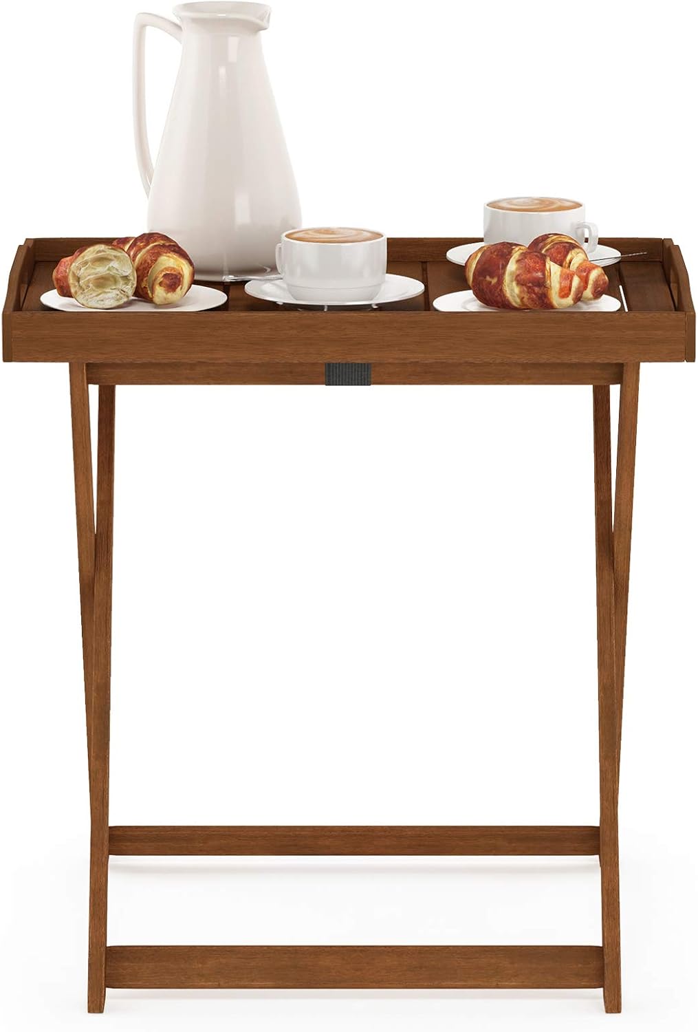 Furinno TIOMAN Outdoor Patio Tray Table, Natural