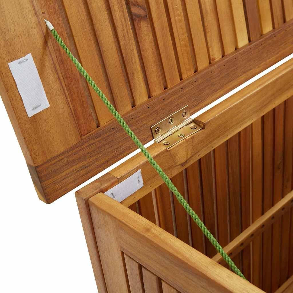 vidaXL Garden Storage Box 35.4"x19.7"x22.8" Solid Wood Acacia
