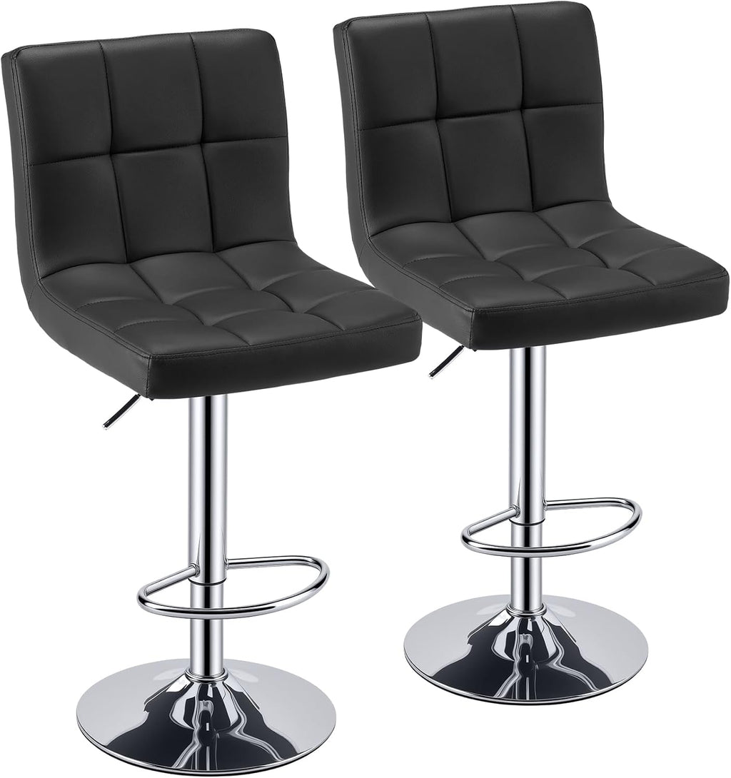 OLIXIS Bar Stools Set of 2, 24" Counter Height Bar Chairs for Kitchen
