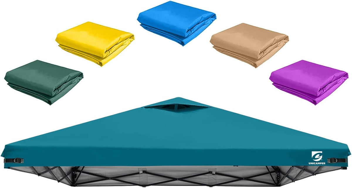 10x10 Pop Up Canopy Replacement Top Cover with Air Vent(Frame NOT INCUDE)