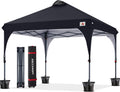 ABCCANOPY 10x10 Pop up Canopy Tent Instant Outdoor Shelter, Dark Black
